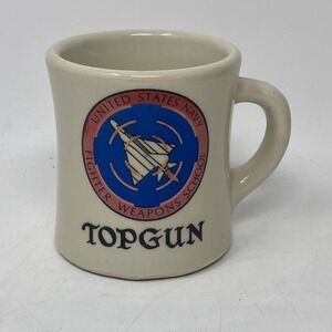 Vintage USN TOP GUN TOPGUN Pilots Ceramic Coffee Mug